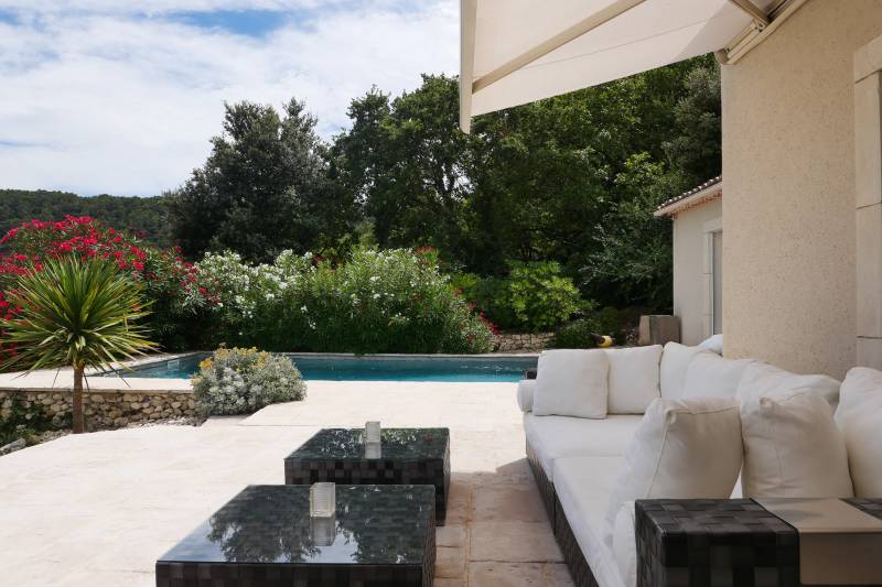 A vendre,  villa St Paul Trois Châteaux Belle vue dominante, 3 ch, piscine 