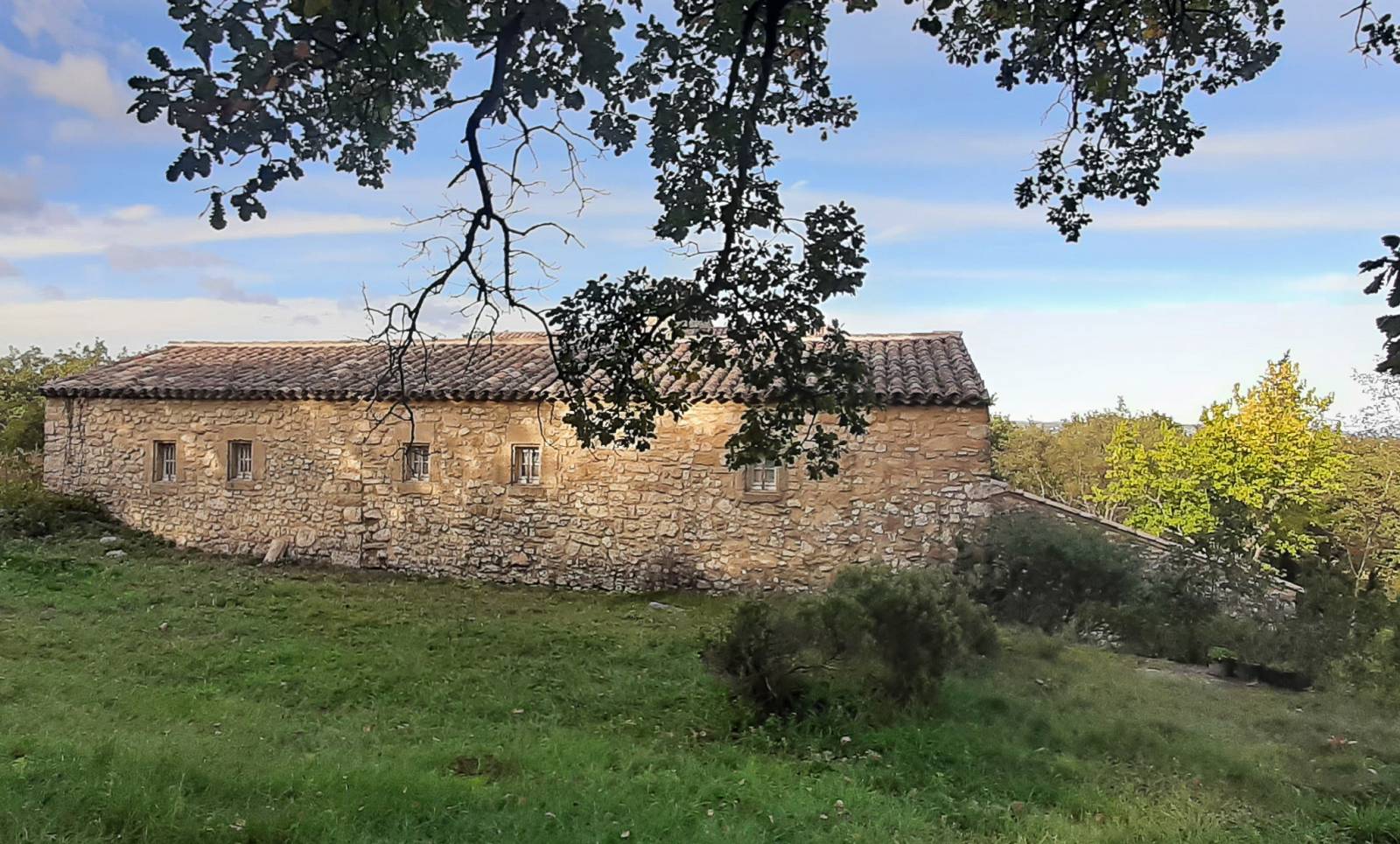 Mas en pierres Saint Paulet de Caisson  Vente en NUE PROPRIETE