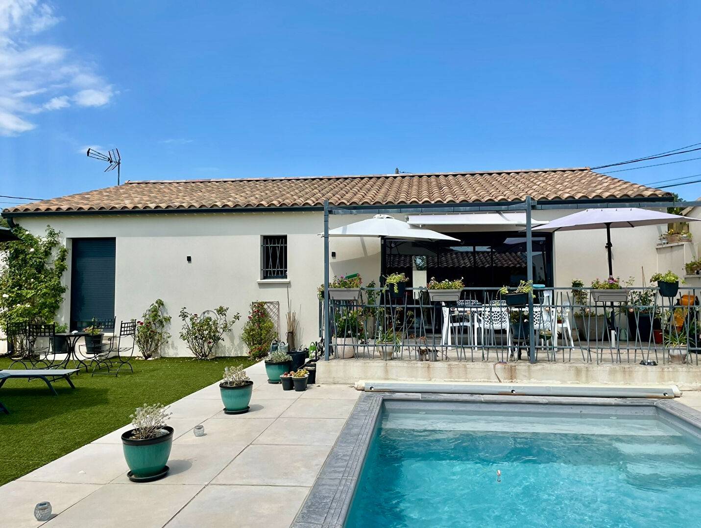 A Vendre Maison BOUCHET  Maison plain pied récente avec piscine et garage