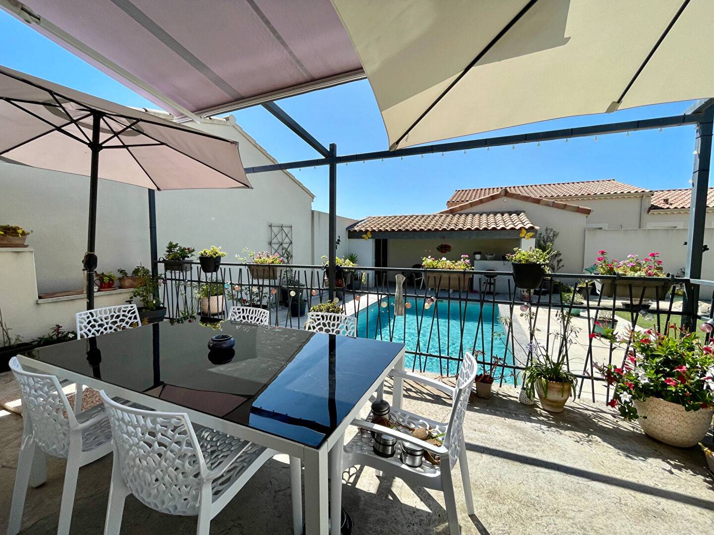 A Vendre Maison BOUCHET  Maison plain pied récente avec piscine et garage