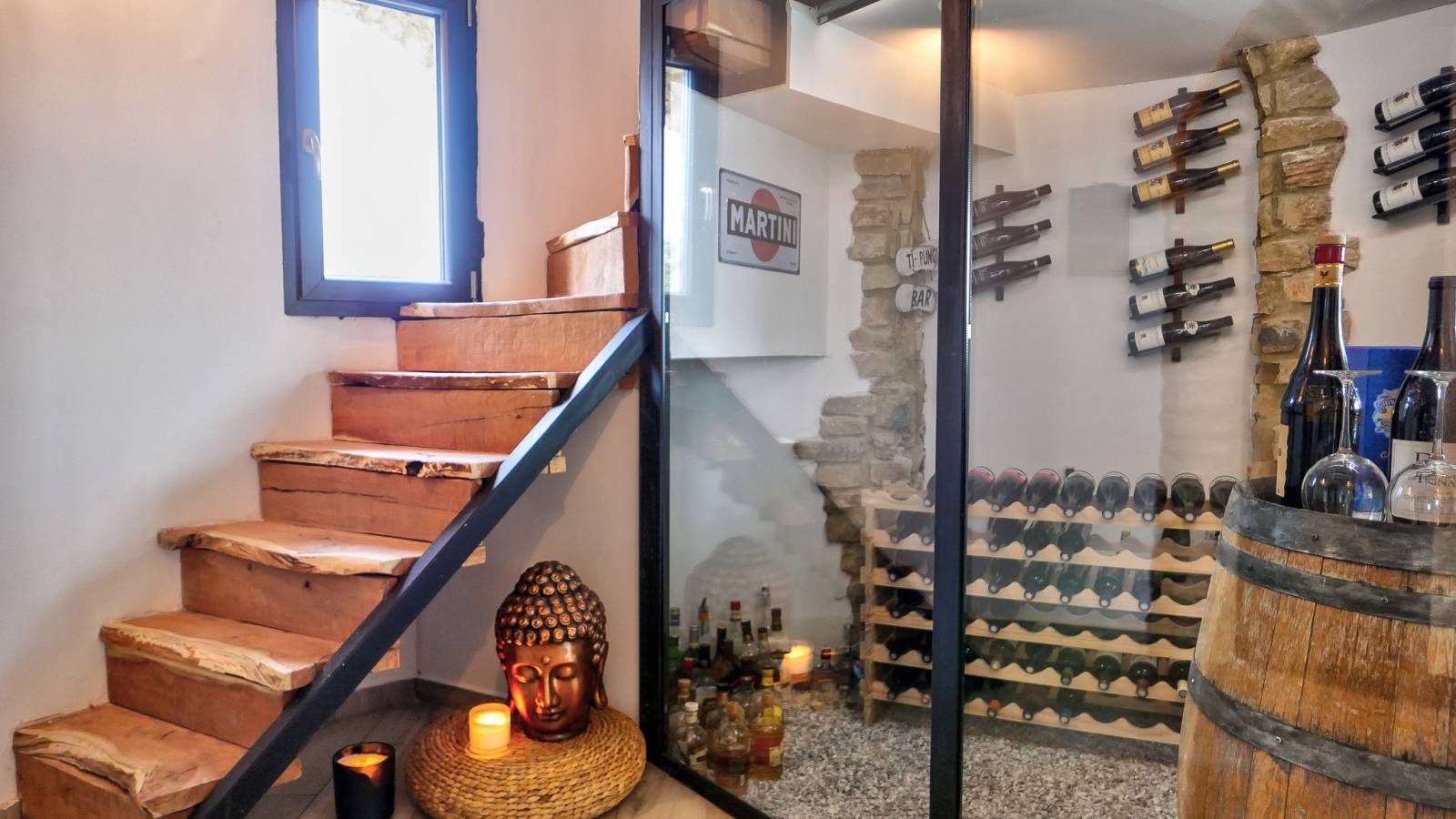 réf 4298-A vendre, propriété de charme en Ardèche méridionale,  une rénovation contemporaine