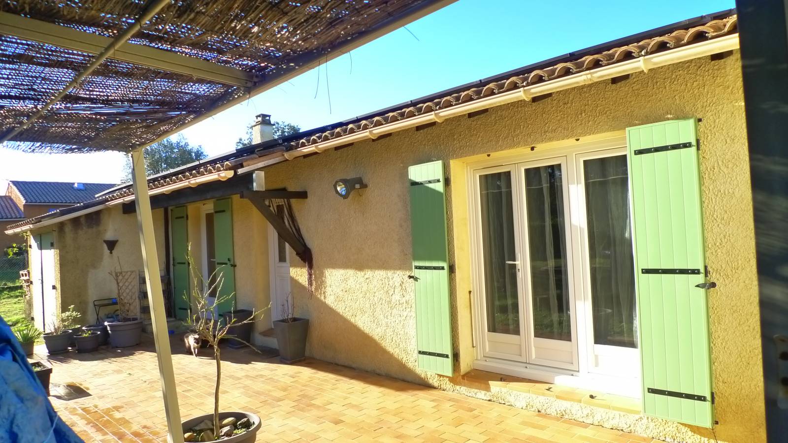 villa de plain pied orientée sud