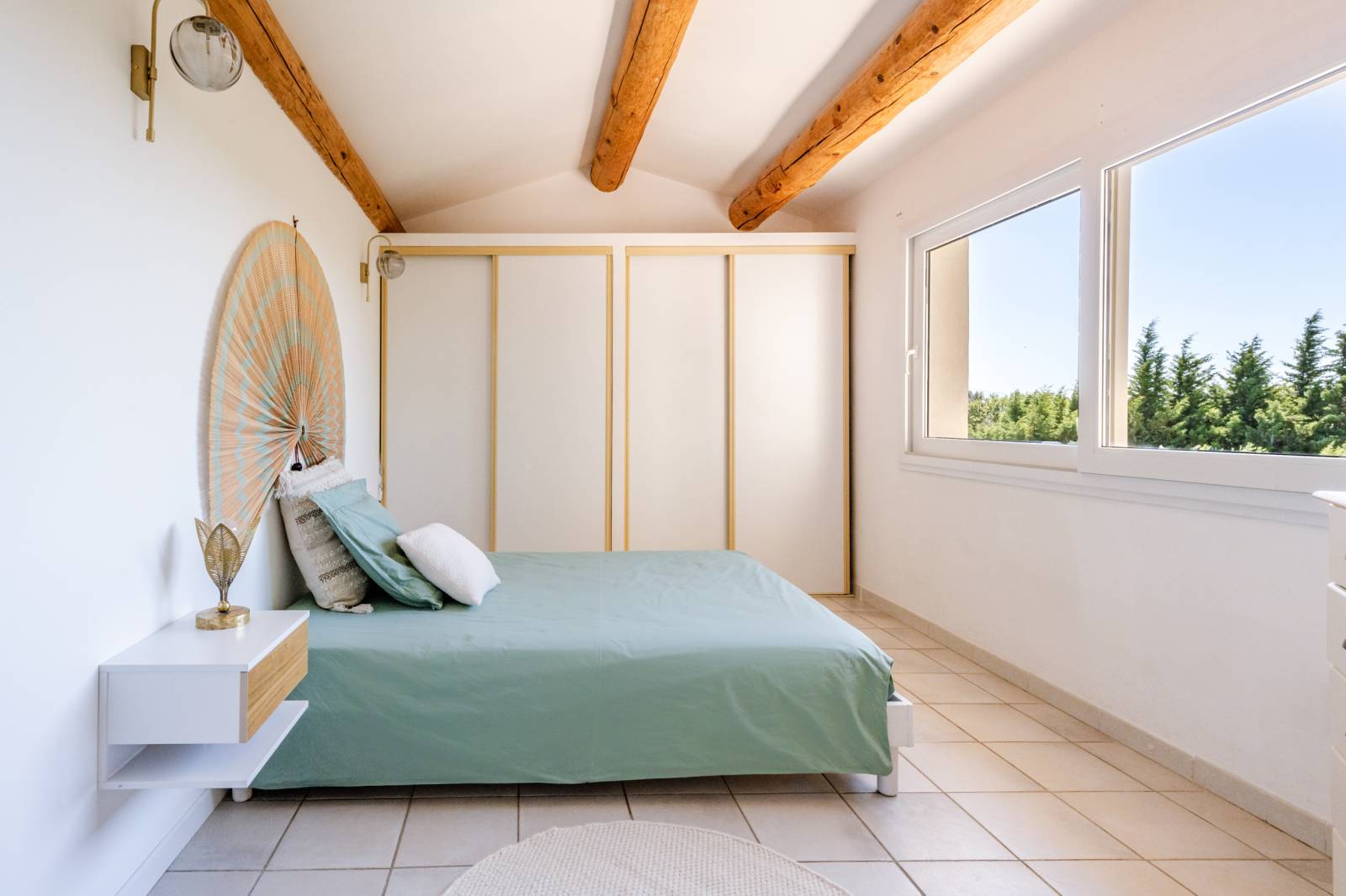 Des chambres spacieuses et lumineuses