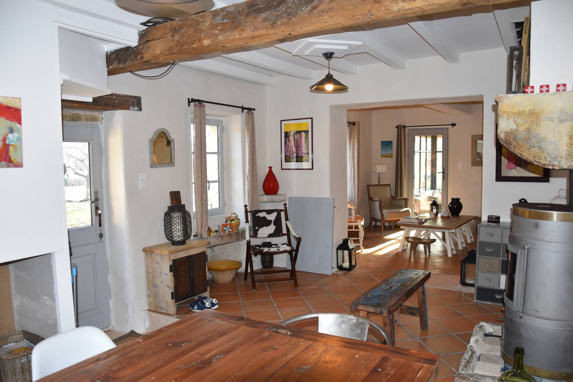 Mas restauré avec charme et confort- Secteur de Montélimar 