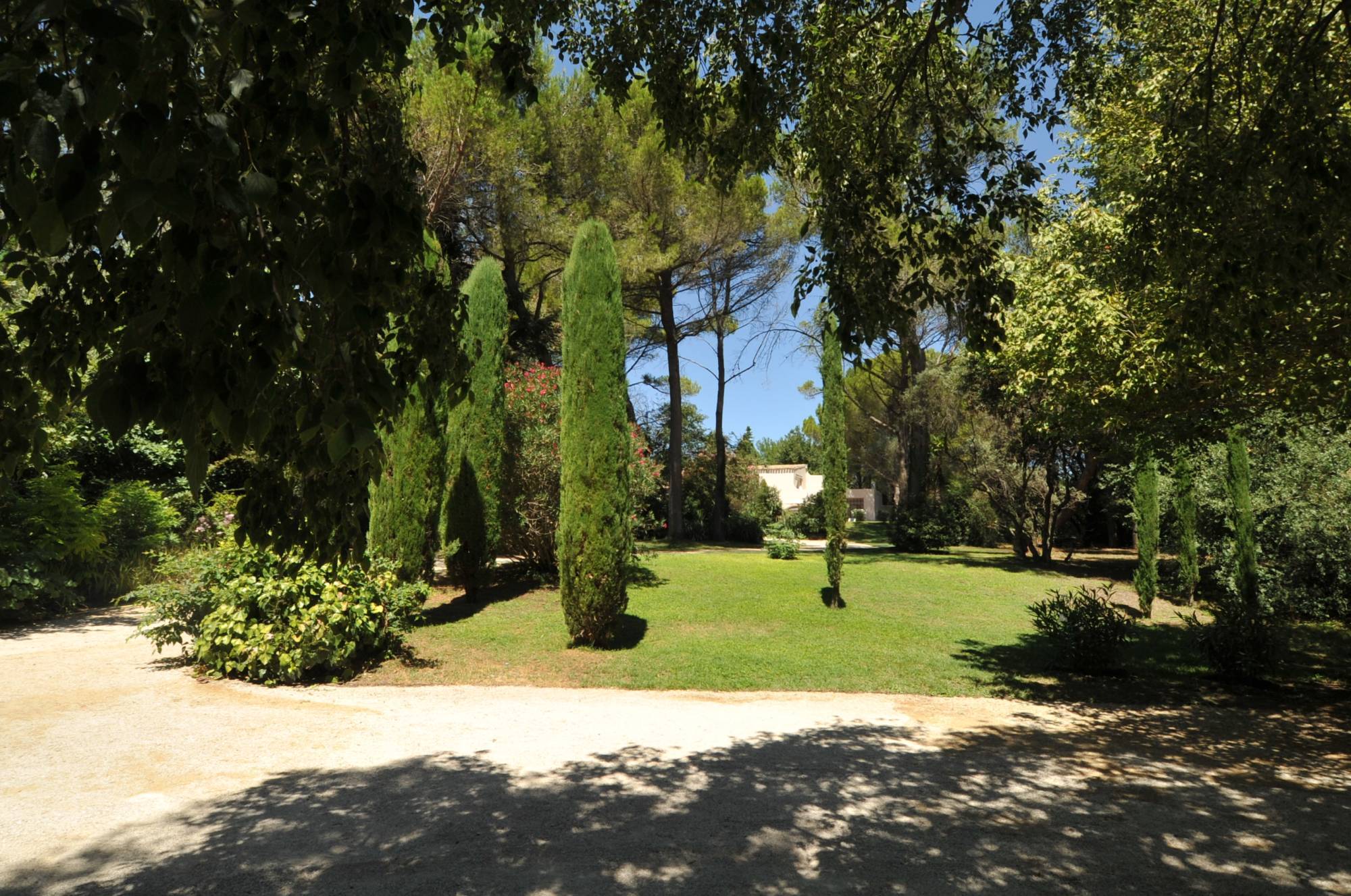 parc à l'abri des regards