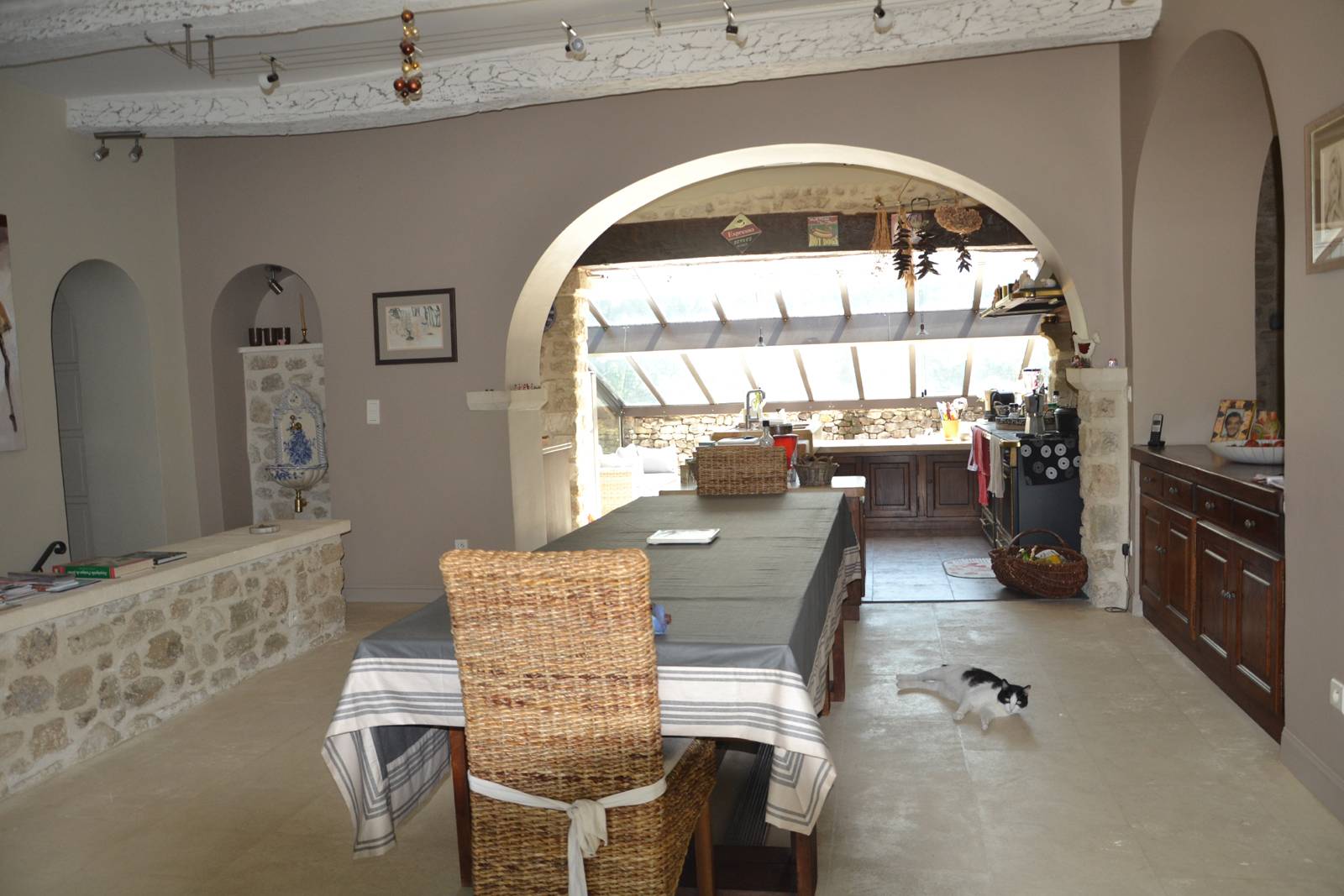 drome vue terrain piscine ancien