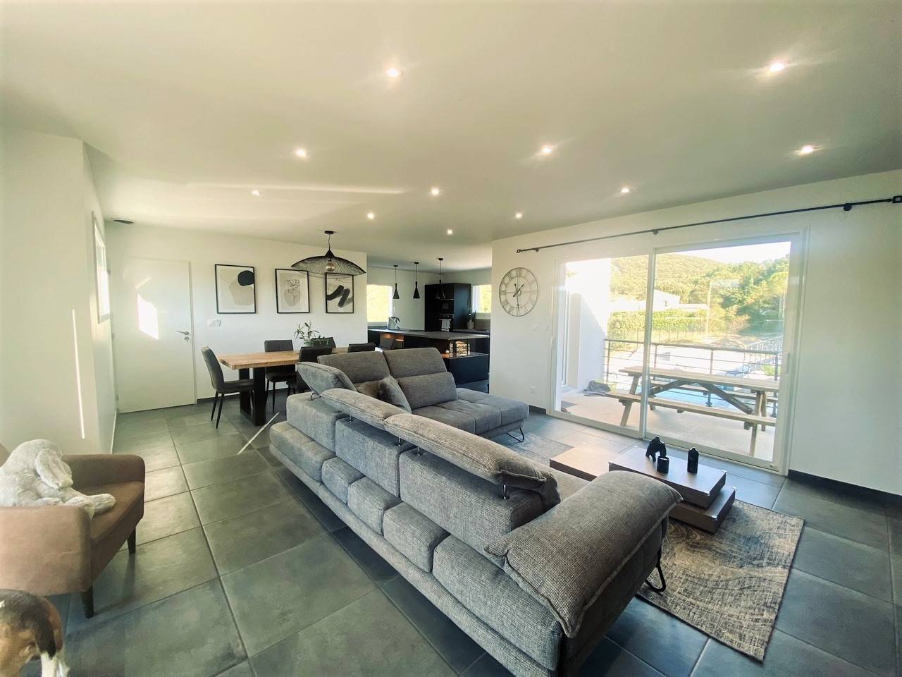 Villa contemporaine, rare à la vente, Ardèche Méridionale au calme -Ref  : 4052IP