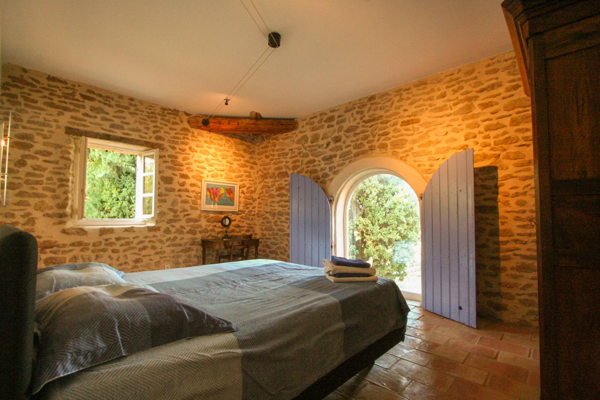 une chambre bénéficiant d'une vue à couper le souffle 