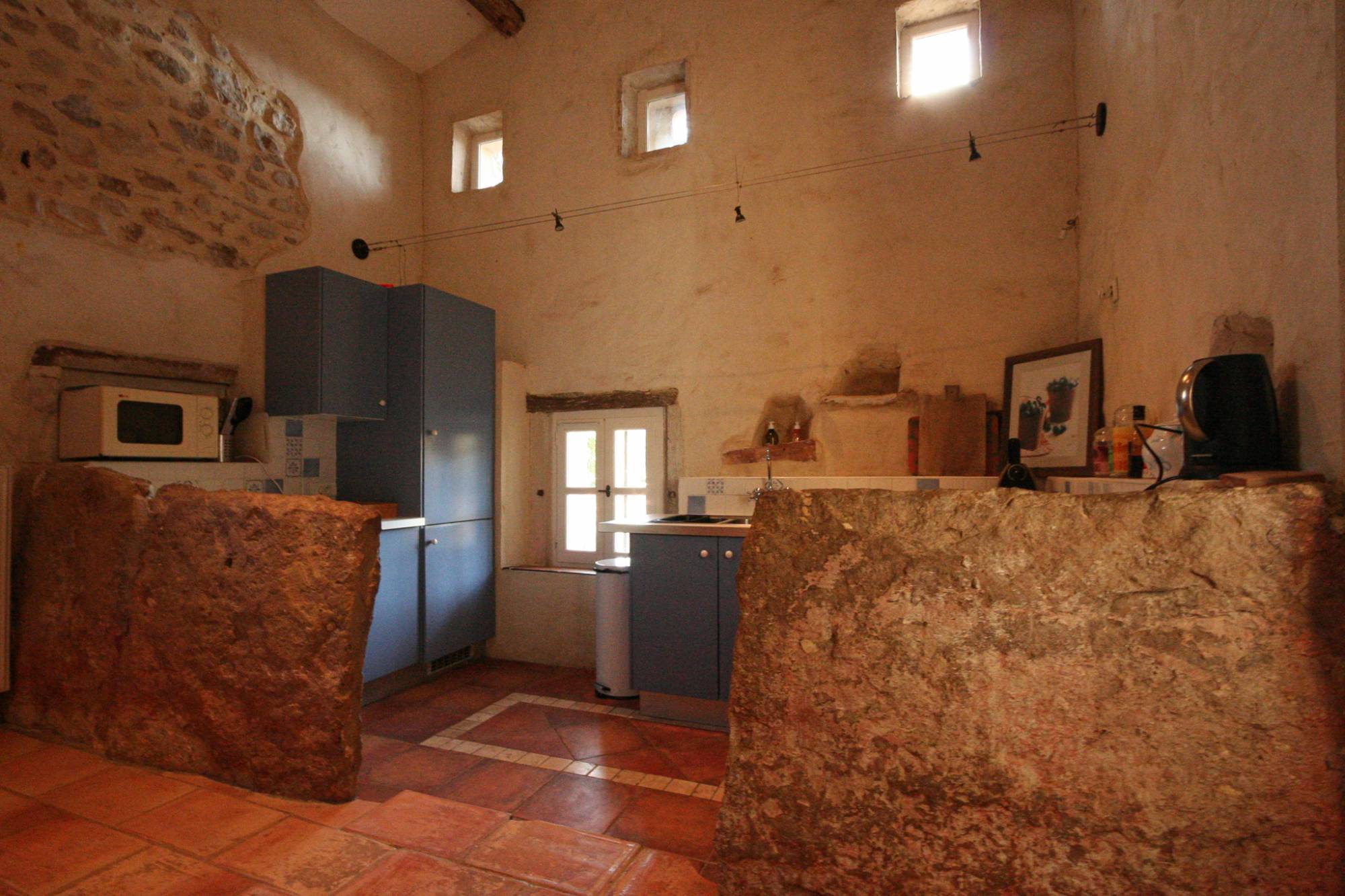 mas restauré avec piscine drome provençale