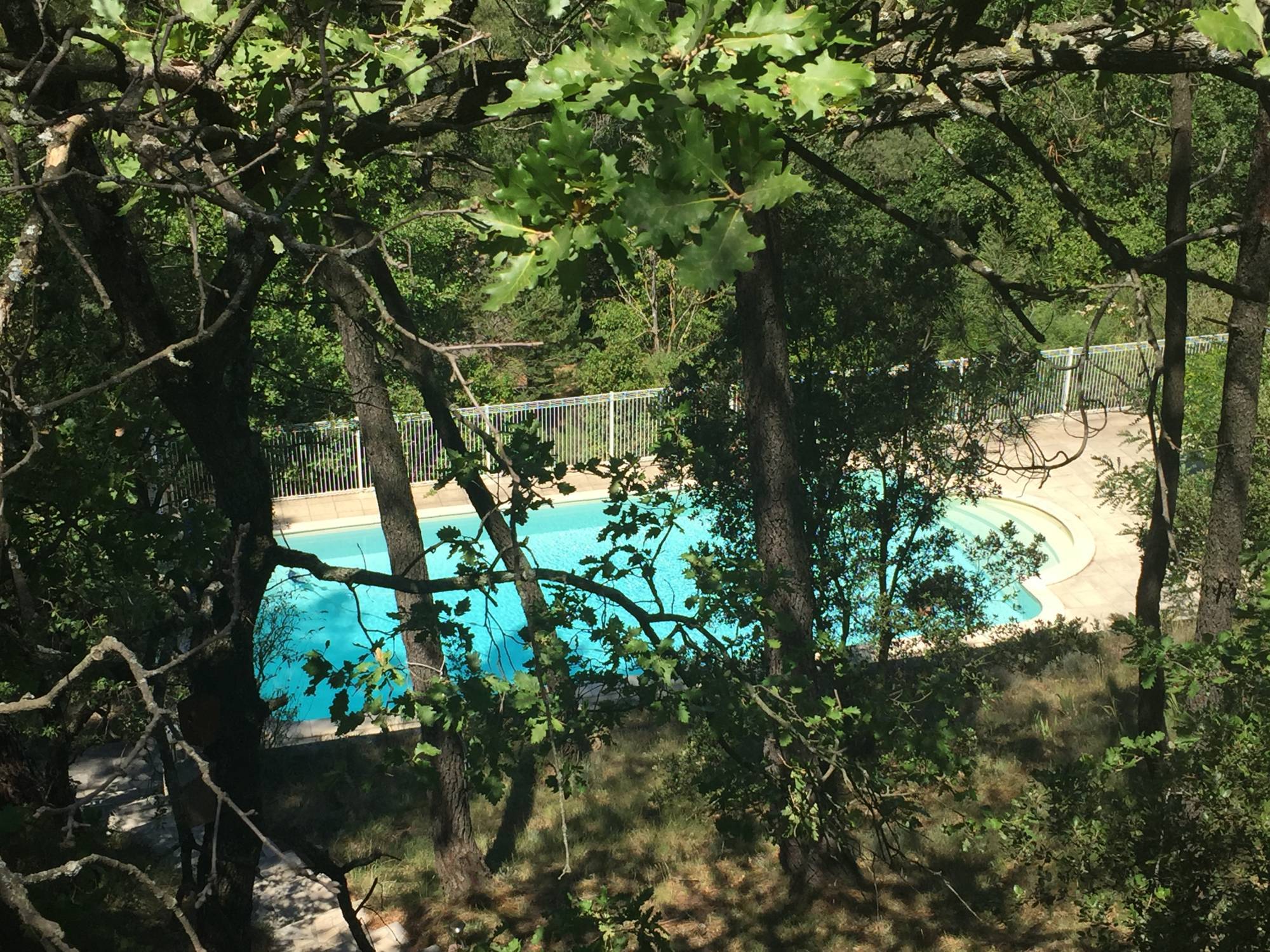 un bel espace piscine sécurisé
