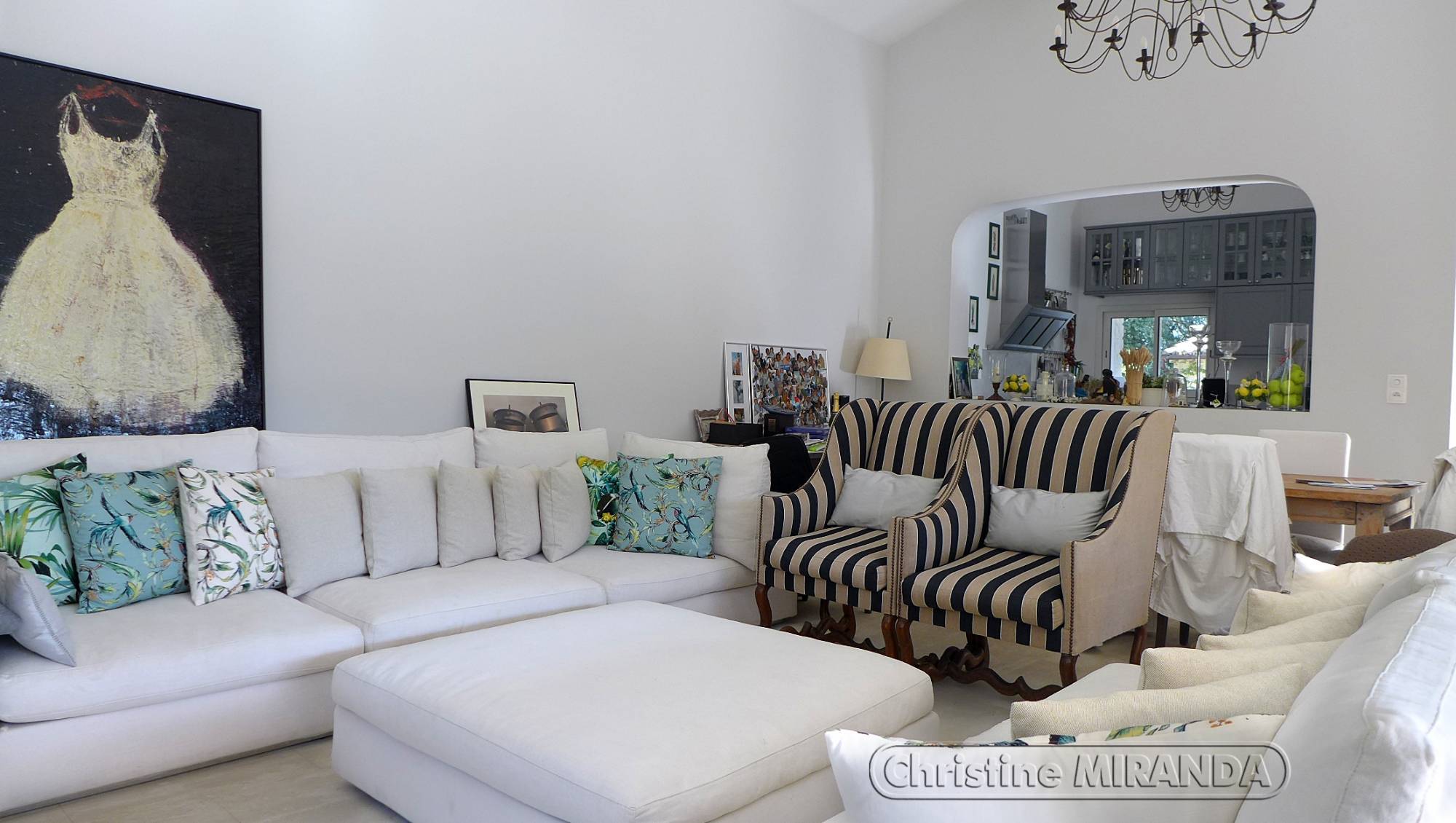  SUPERBE maison , VUE exceptionnelle, St Restitut vendue par l'agence Miranda Immobilier 