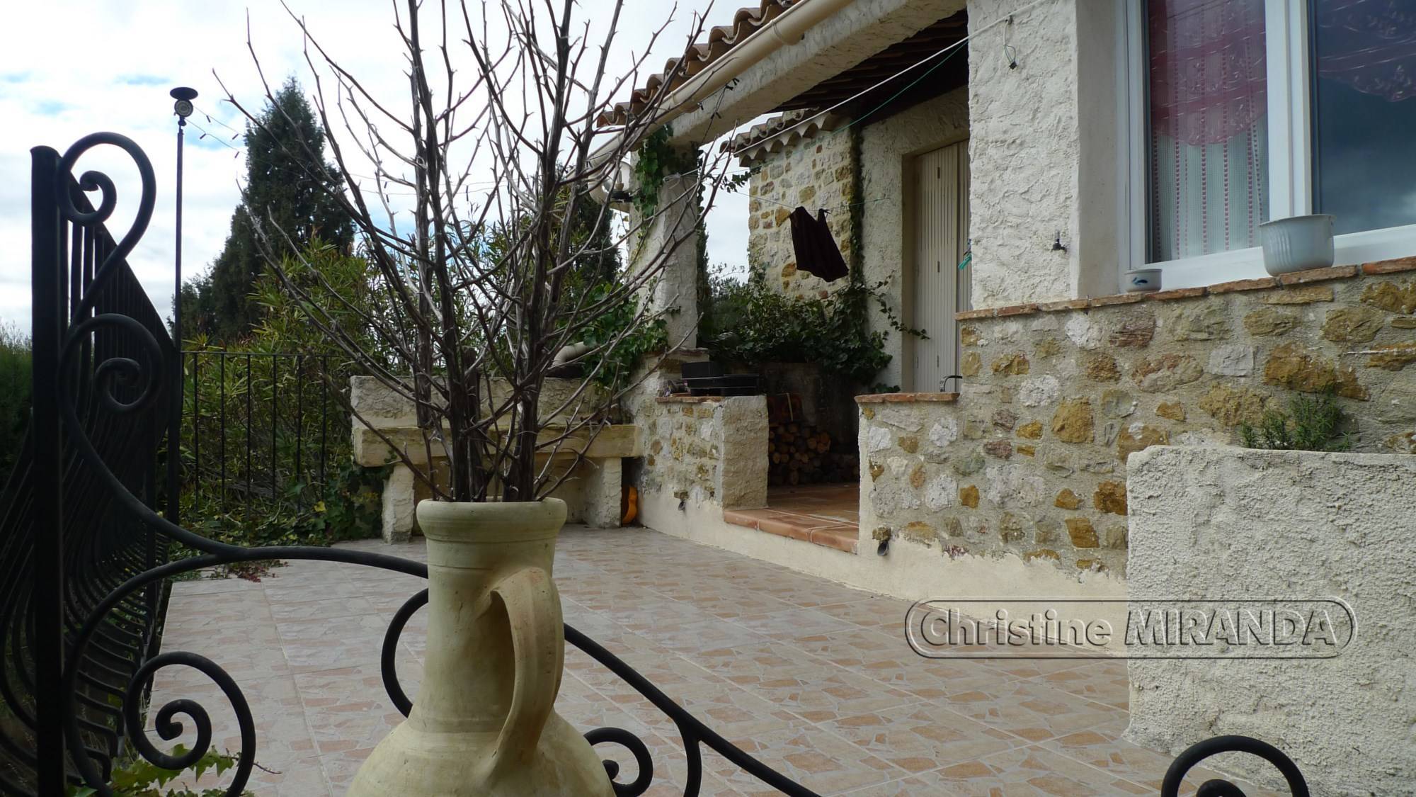 Proche de Grignan,roussas, Miranda Immobilier, Mas en pierres, vue imprenable 