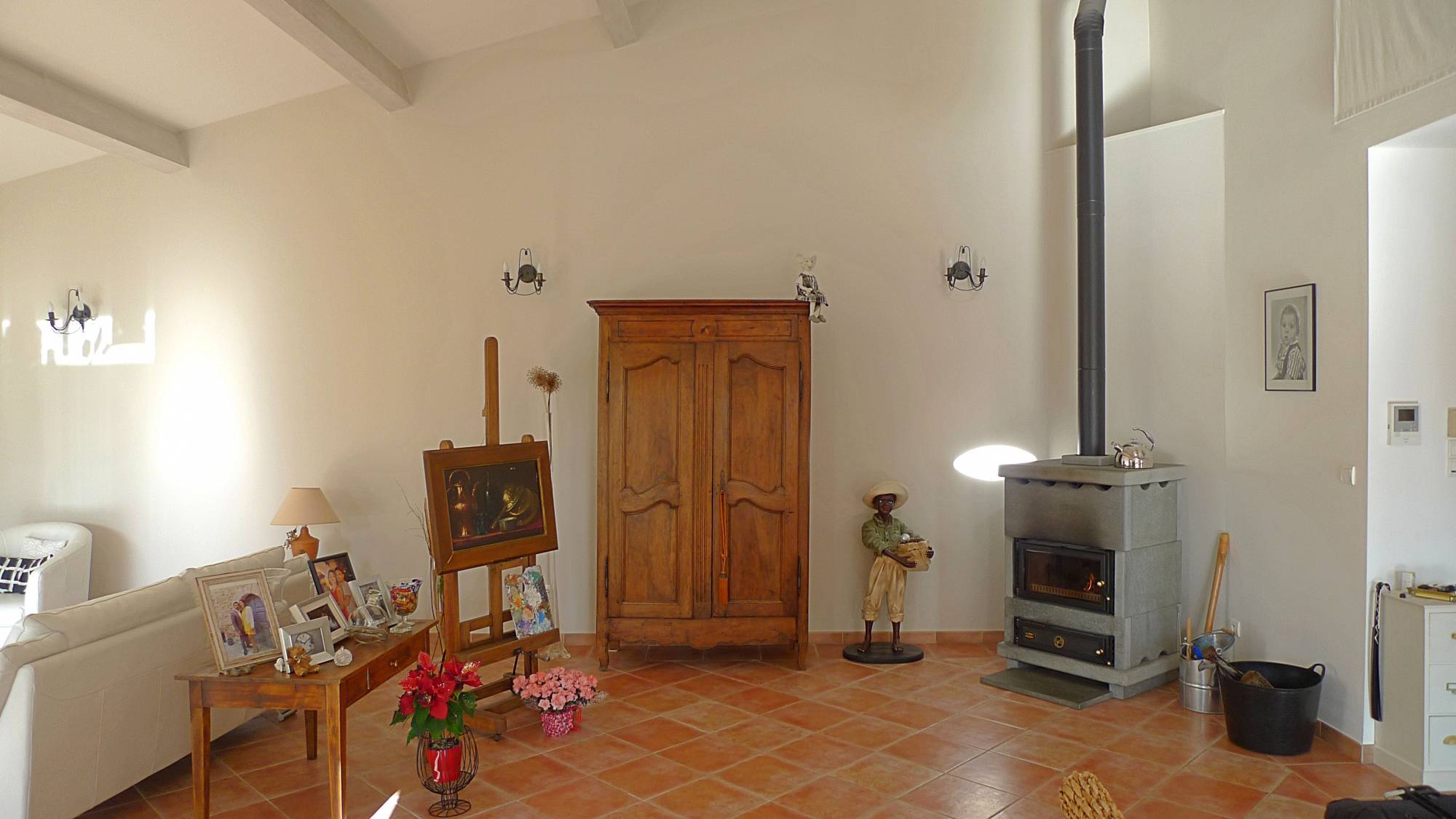 Villa  à vendre  vue imprenable proche de Ste Cecile les Vignes 