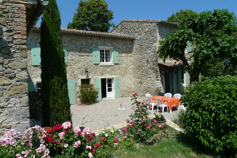 mas restauré piscine vue begude de mazenc